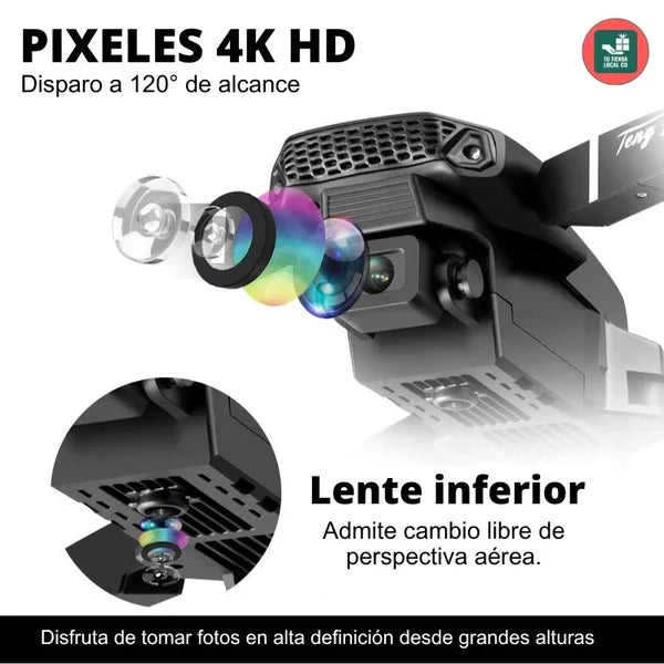 NUEVO DRONE W8 PRO MAX 2025 CON INTELIGENCIA ARTIFICIAL + ESTUCHE DE REGALO. (Copia)