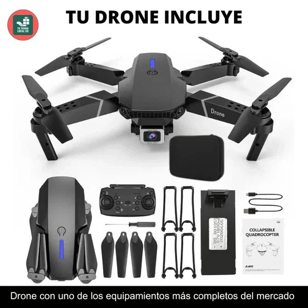 NUEVO DRONE W8 PRO MAX 2025 CON INTELIGENCIA ARTIFICIAL + ESTUCHE DE REGALO. (Copia)