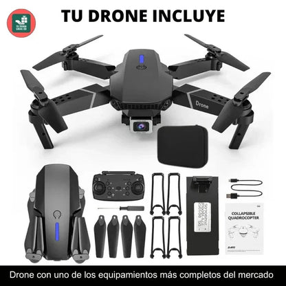 NUEVO DRONE W8 PRO MAX 2025 CON INTELIGENCIA ARTIFICIAL + ESTUCHE DE REGALO. (Copia)