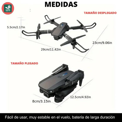 NUEVO DRONE W8 PRO MAX 2025 CON INTELIGENCIA ARTIFICIAL + ESTUCHE DE REGALO. (Copia)