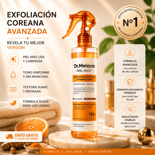Dr. Melaxin Peel Shot™ Exfoliante Corporal Kojic + Turmeric